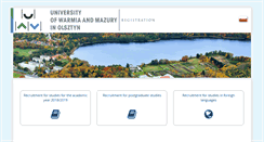Desktop Screenshot of irk.uwm.edu.pl